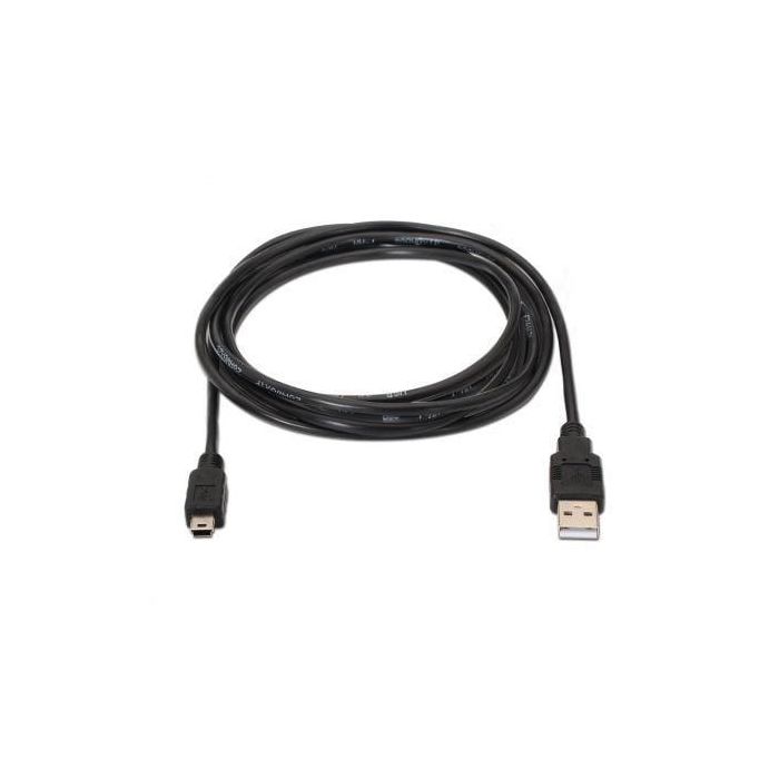 Aisens Cable USB 2.0 Tipo A a Mini B Negro 1.8 metros 1 Aisens Cable USB 2.0 Tipo A a Mini B Negro 1.8 metros 1