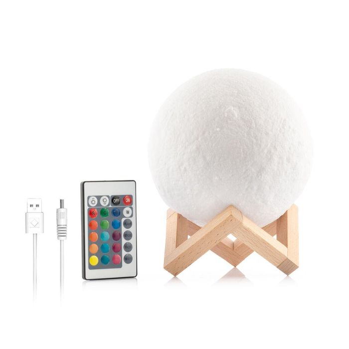 Innovagoods Lámpara LED Recargable Luna Moondy Luces para Decoración (6 Unidades) 15 Innovagoods Lámpara LED Recargable Luna Moondy Luces para Decoración (6 Unidades) 15