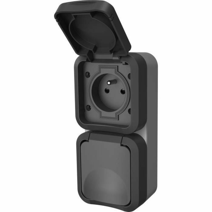 QUARX AUC1695830543440 Toma de Corriente Doble Aqua Pro Exterior Vertical IP55 250V 16A 1 QUARX AUC1695830543440 Toma de Corriente Doble Aqua Pro Exterior Vertical IP55 250V 16A 1