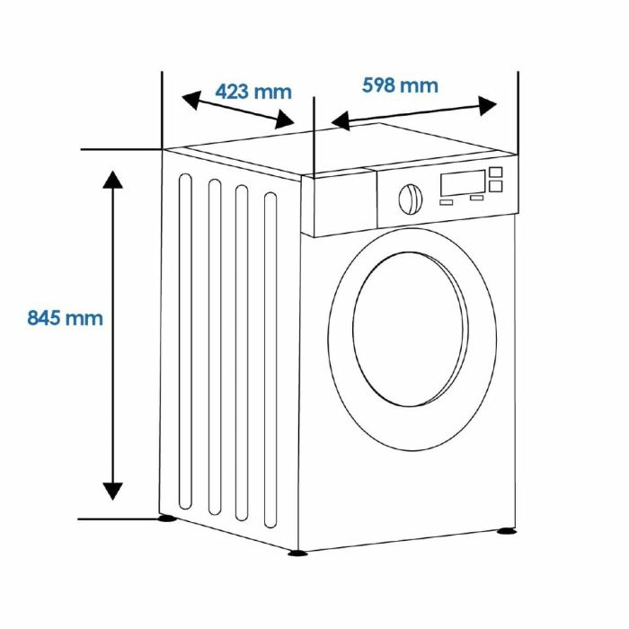 Lavadora Aspes AL6203AIDV 1200 rpm 6 Kg 1