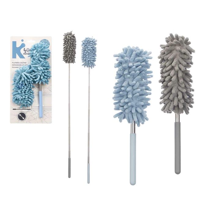 Plumero Microfibra Pequeño Extendido Recambio Azul Gris Arte Regal 30x7x7 cm (24 Unidades) Plumero Microfibra Pequeño Extendido Recambio Azul Gris Arte Regal 30x7x7 cm (24 Unidades)