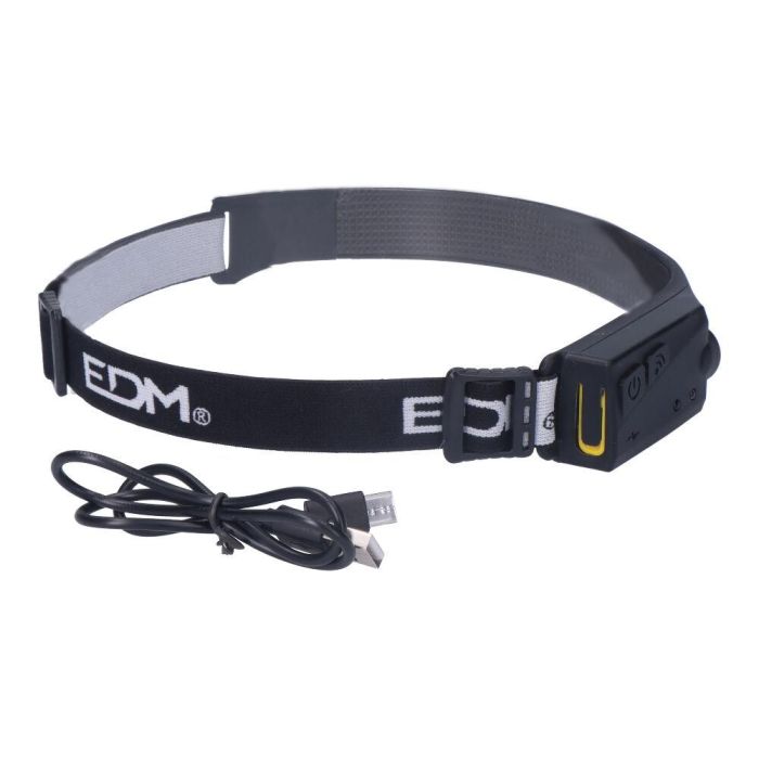 Linterna LED para la Cabeza EDM 36127 Cob + Spot 3 W 8 W 90 Lm 280 lm 3 Linterna LED para la Cabeza EDM 36127 Cob + Spot 3 W 8 W 90 Lm 280 lm 3