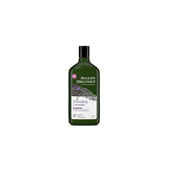 AVALON ORGANICS Champú Lavanda 325ml para Volumen y Brillo, con Quinoa y Aloe Vera