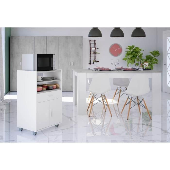 Mueble microondas 1cajón + 2puertas 59 x 40 x 92 cm tidy 1 Mueble microondas 1cajón + 2puertas 59 x 40 x 92 cm tidy 1