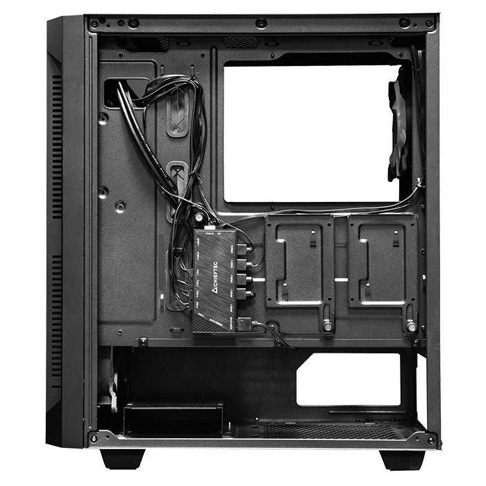 Caja Semitorre ATX/mATX Chieftec GS-01B-OP Blanco Negro 2