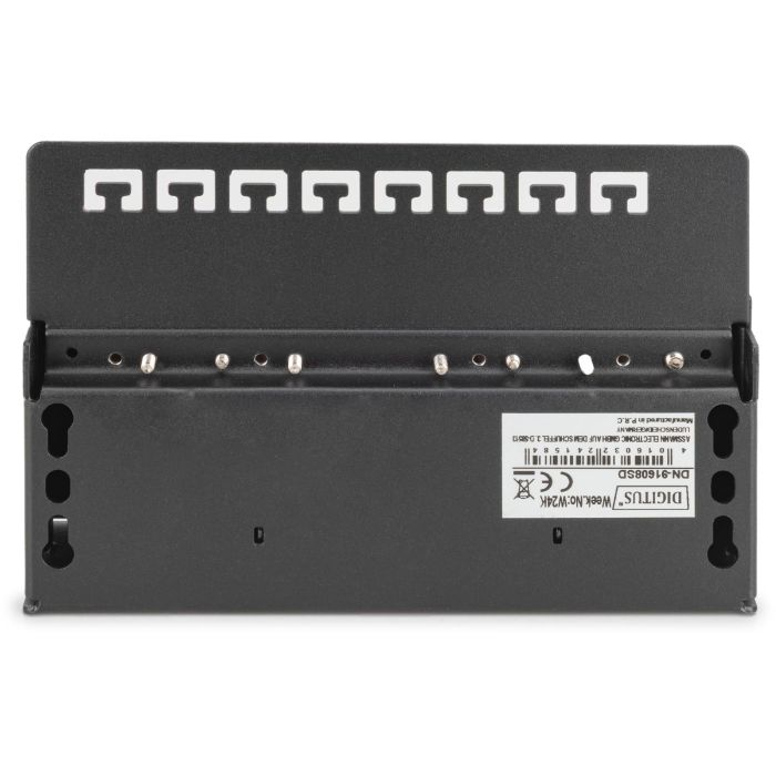 DIGITUS Patchpanel 1HE 8-Port Cat6 geschirmt schwarz 1