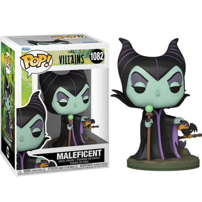 Funko Figura POP Disney Villains Maleficent Figura Vinilo 9cm Caja Regalo con Ventana