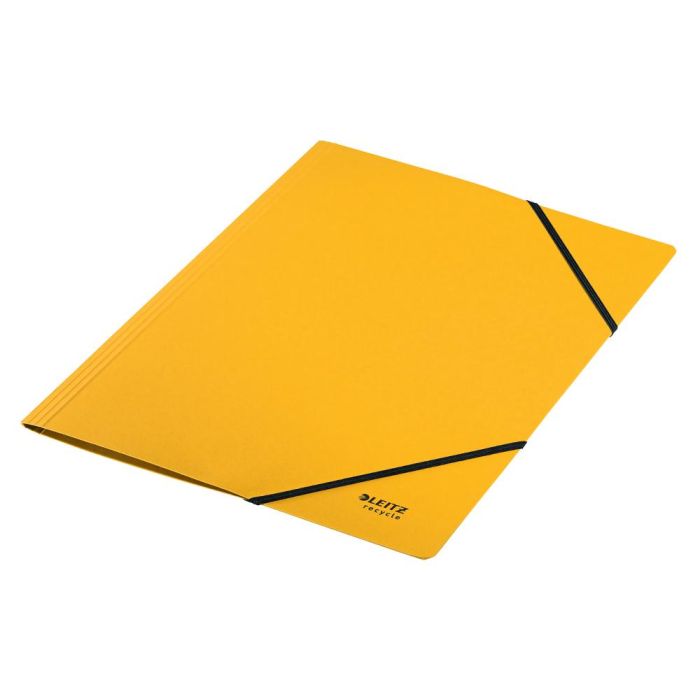 Carpeta Leitz Recycle Gomas Din A4 Carton Reciclable 100% Amarillo 5