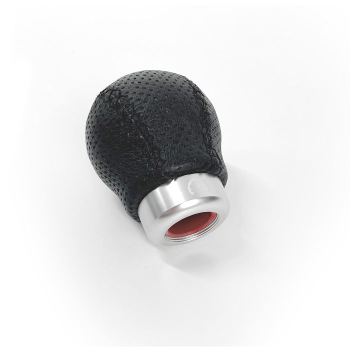 OCC Motorsport OCCPOM002 Pomo Palanca de Cambios de Piel Perforada Redondo Corto Negro Universal con Patrones de Marchas 1 OCC Motorsport OCCPOM002 Pomo Palanca de Cambios de Piel Perforada Redondo Corto Negro Universal con Patrones de Marchas 1