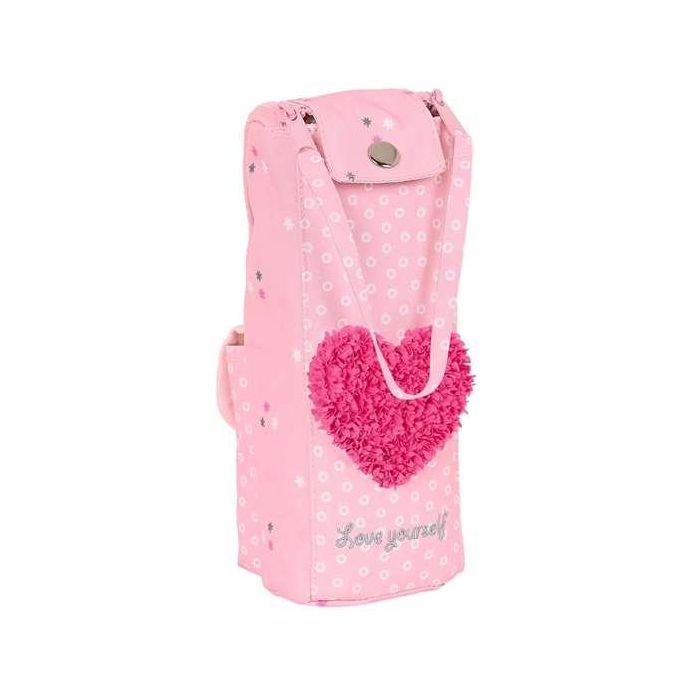 Estuche Escolar Safta Love Yourself Rosa (6 x 21 x 6 cm) 1