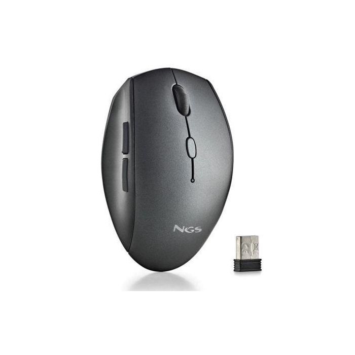 Raton Ngs Bee 800-1200-1600 Dpi Inalambrico 5 Botones Receptor Usb-A 2,4 grhz Color Negro Raton Ngs Bee 800-1200-1600 Dpi Inalambrico 5 Botones Receptor Usb-A 2,4 grhz Color Negro