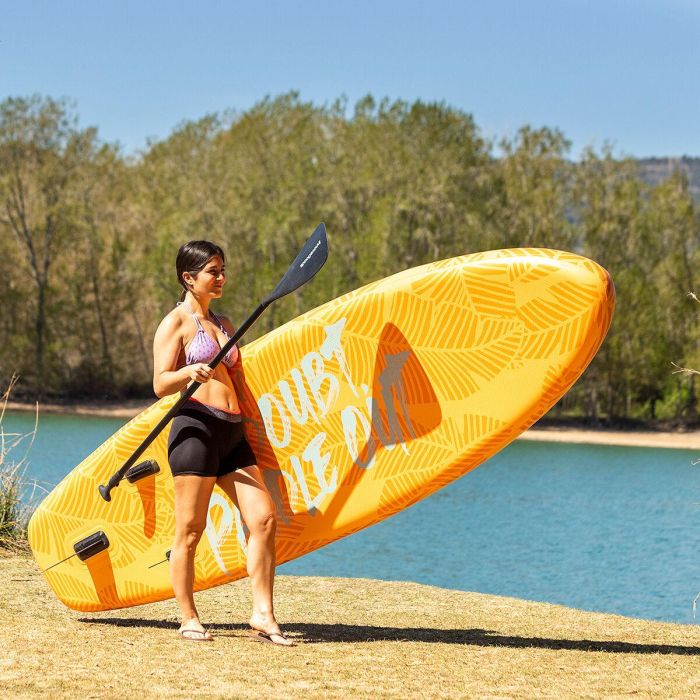 Tabla de Paddle Surf Hinchable 2 en 1 con Asiento y Accesorios Siros InnovaGoods 10'5" 320 cm 16 Tabla de Paddle Surf Hinchable 2 en 1 con Asiento y Accesorios Siros InnovaGoods 10'5" 320 cm 16