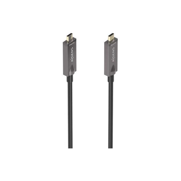 Aisens Cable USB 3.1 Tipo-C AOC A157-0882 Macho - Macho 10Gbps 60W 10m Negro