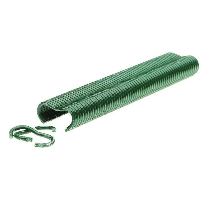 VR22 Rapid Agraf Wire Mesh Clip - Laminado en verde - 1100 grapas 2 VR22 Rapid Agraf Wire Mesh Clip - Laminado en verde - 1100 grapas 2