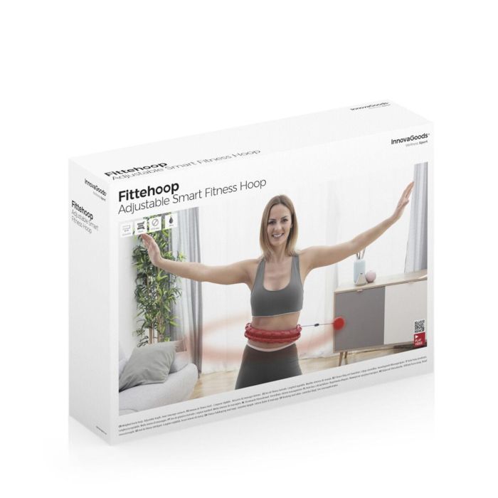 Aro de Fitness Inteligente Ajustable con Peso Fittehoop InnovaGoods 1 Aro de Fitness Inteligente Ajustable con Peso Fittehoop InnovaGoods 1