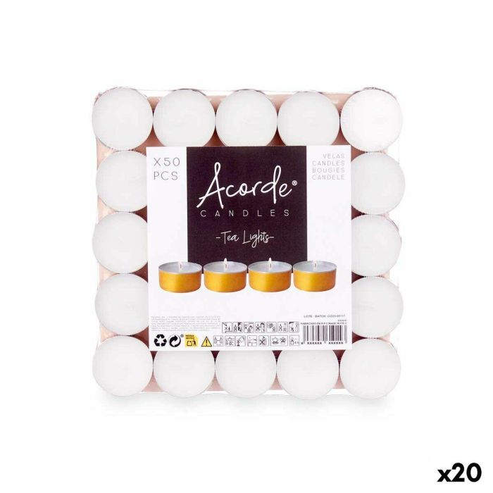 Set de Velas Acorde Tea Lights (20 Unidades)