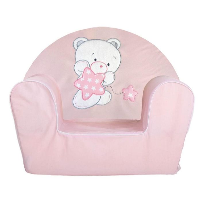 Sillon osito sweet rosa. 44x34x53cm.