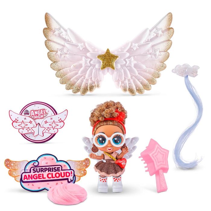 ZURU Zu9710 Muñeca Angel High Colección 6 Muñecas con 10 Accesorios Exclusivos +3 Años 5