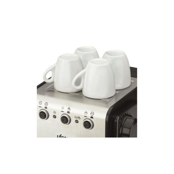 CAFETERA UFESA CE7141 - 1050W - DEPOSITO 1.5L - BOMBA 15 BAR - CAFÉ MOLIDO/MONODOSIS - VAPORIZADOR - 2 FILTROS BAR CREAM 1 CAFETERA UFESA CE7141 - 1050W - DEPOSITO 1.5L - BOMBA 15 BAR - CAFÉ MOLIDO/MONODOSIS - VAPORIZADOR - 2 FILTROS BAR CREAM 1
