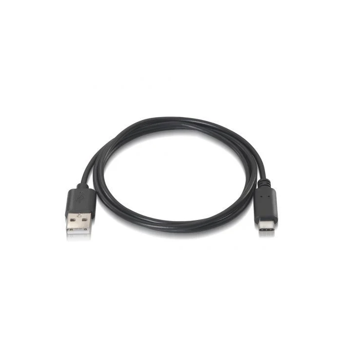 Aisens Cable USB 2.0 3A USB-C Macho a USB-A Macho Negro 0.5M Aisens Cable USB 2.0 3A USB-C Macho a USB-A Macho Negro 0.5M