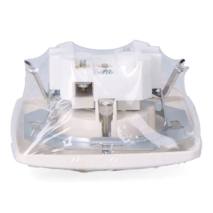 Base t/t empotrar lisa tipo schuko 10/16 a 250 v, blanca (retractilado) 1 Base t/t empotrar lisa tipo schuko 10/16 a 250 v, blanca (retractilado) 1
