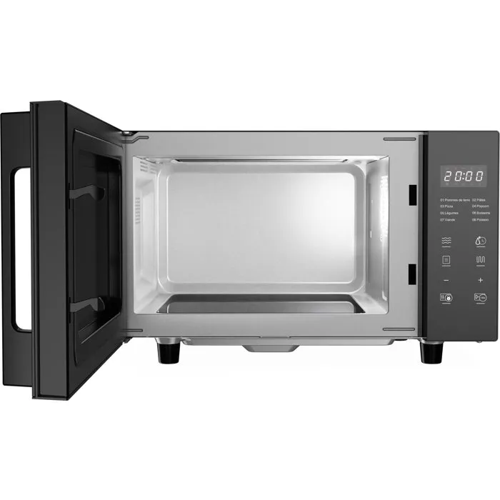 Continental Edison Microondas sin Plato Giratorio CEMO23FB con Grill, 23L, Negro 1