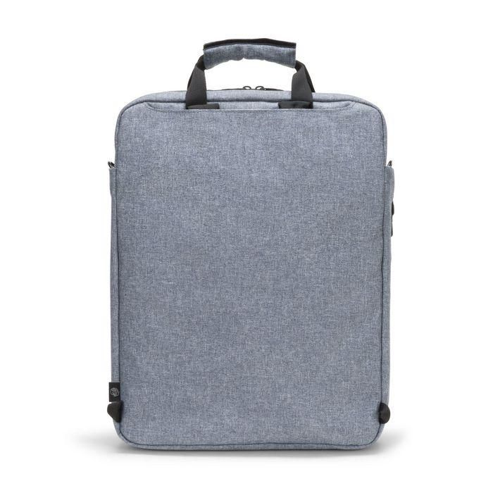 Dicota Eco MOTION 13 - 15.6" Bolso Tote para portátil, Poliéster RPET 600Dx400D, Azul Denim, Ecológico 3