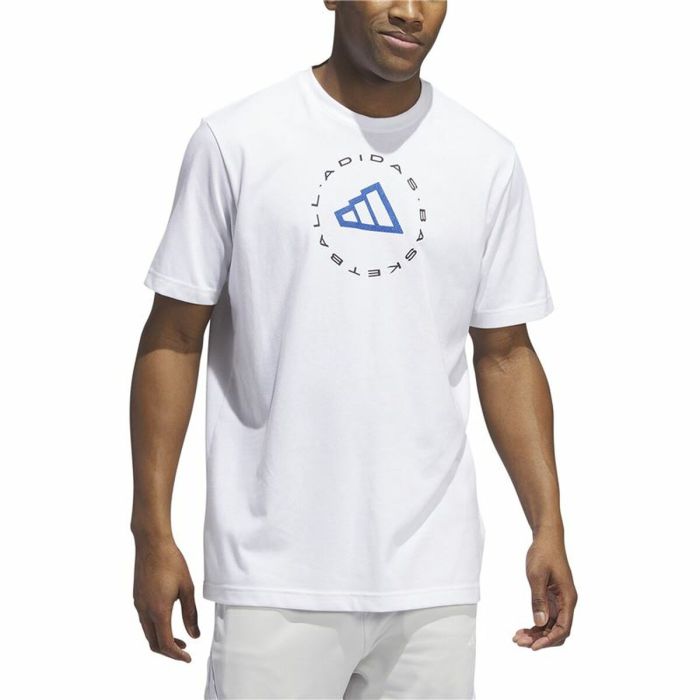 Camiseta de baloncesto Adidas Hoops Emblem Graphic 3 Camiseta de baloncesto Adidas Hoops Emblem Graphic 3
