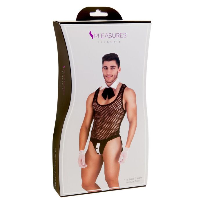 Disfraz Erótico S Pleasures Blanco Talla única