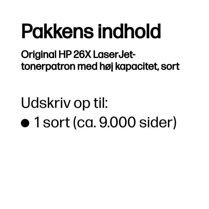 Hp Toner Negro Laserjet Pro M402Dn - M402N- M402D - M426Dw - M426Fdn - M426Fdw - 26X 7