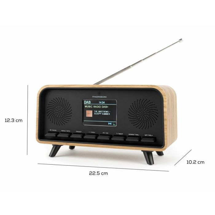 Thomson AAARZ34079 Radio Despertador Bluetooth DAB Gama Vintage Cosy 5 Thomson AAARZ34079 Radio Despertador Bluetooth DAB Gama Vintage Cosy 5