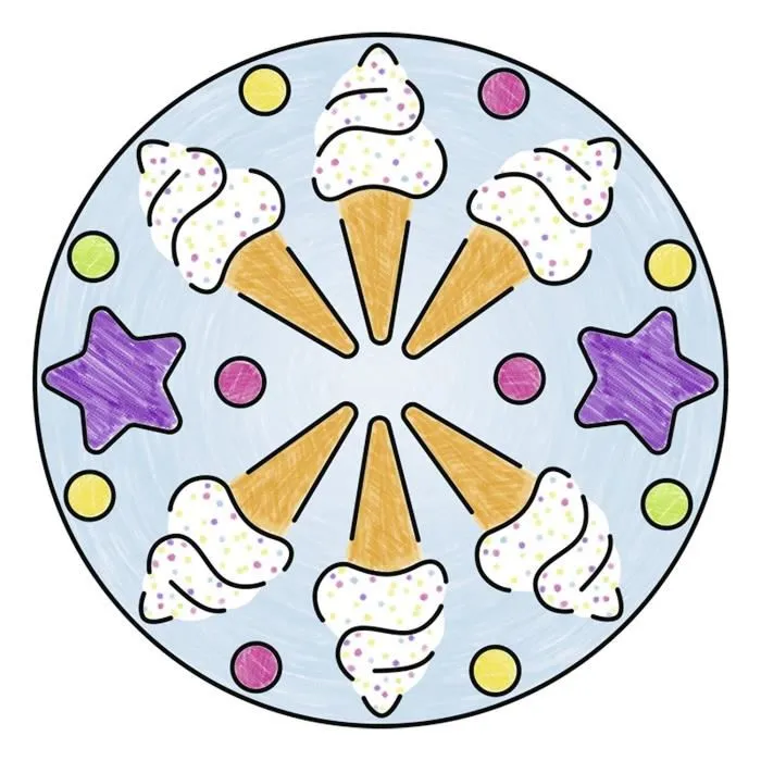 Ravensburger Mandala Design Unicornio Juego Creativo Niña a partir de 6 años 2