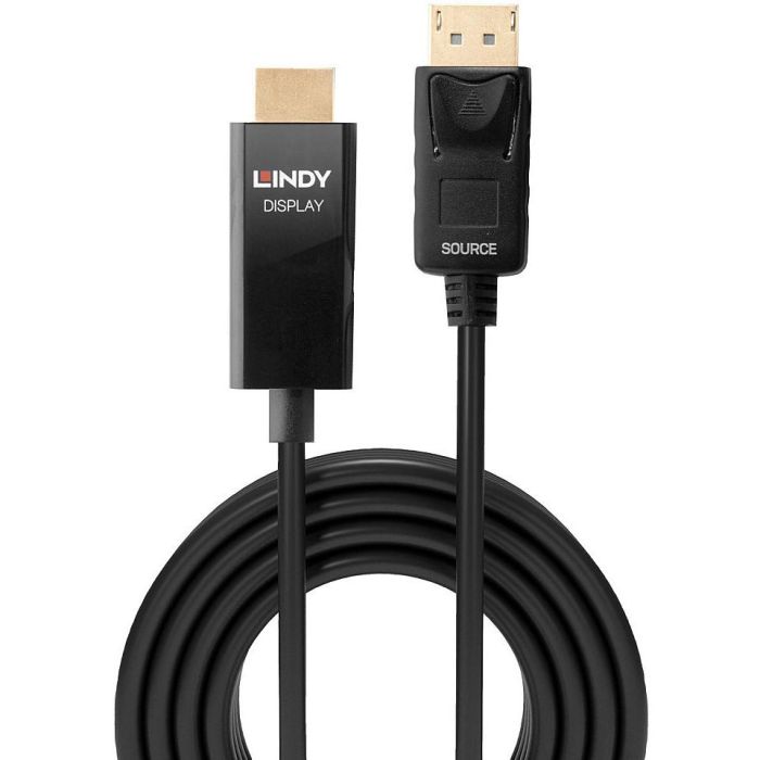 LINDY Adaptador DisplayPort a HDMI con HDR, 1m, 40925 1 LINDY Adaptador DisplayPort a HDMI con HDR, 1m, 40925 1
