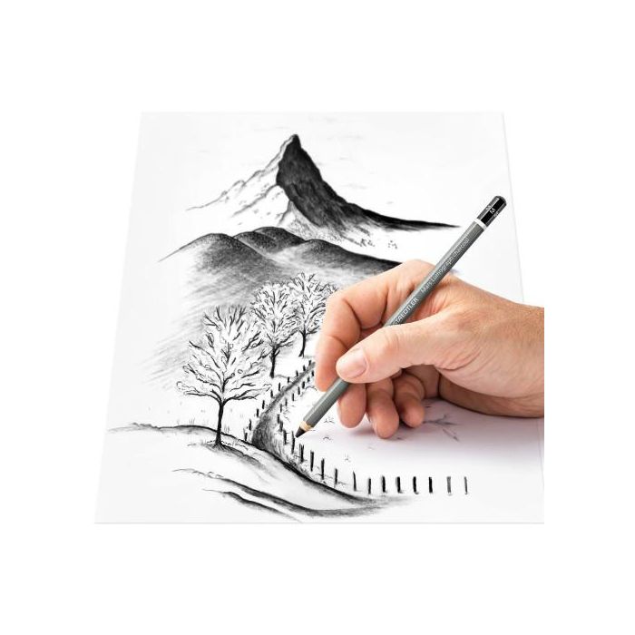 Lapiz De Grafito Staedtler Design Journey 100C Lumograph Charcoal Blister De 3 3