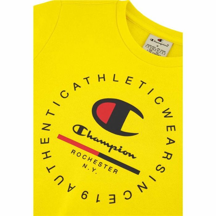 Sudadera sin Capucha Hombre Champion Amarillo 1