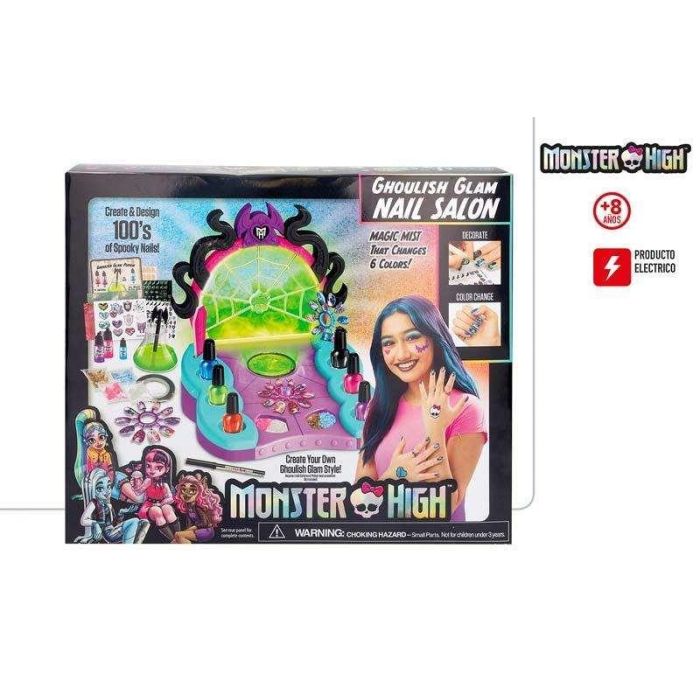 Estudio de uñas monster high glam ghoulish con accesorios 10 Estudio de uñas monster high glam ghoulish con accesorios 10