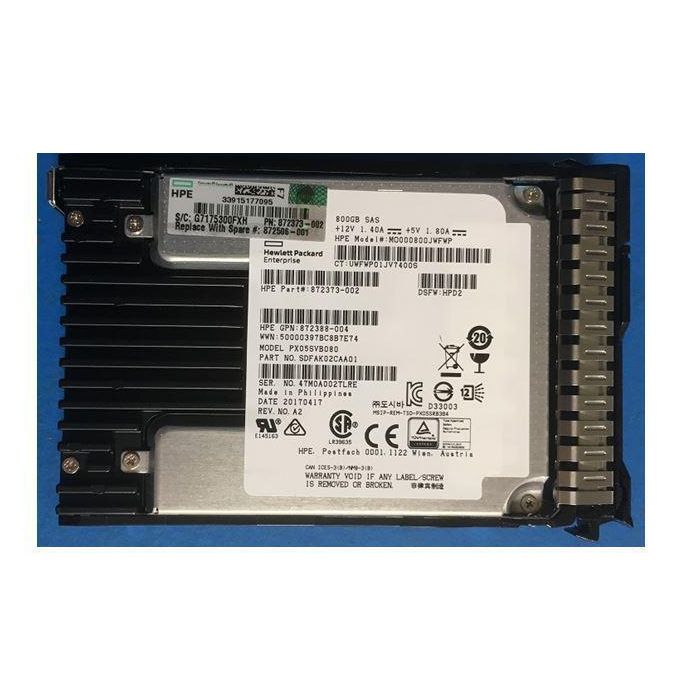 Hewlett Packard Enterprise 800GB 2.5" SAS SSD Disco Duro de Sustitución 1