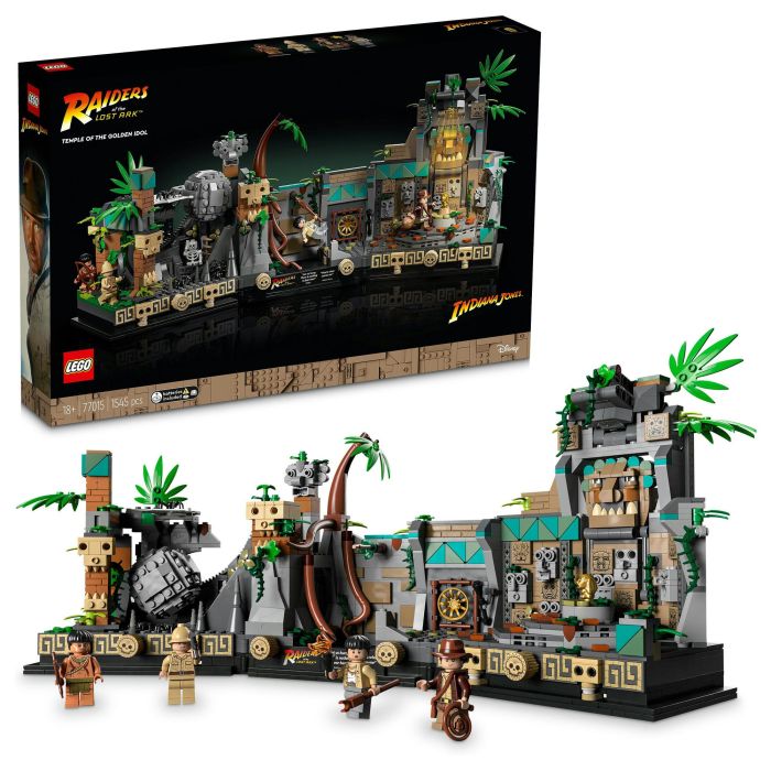 LEGO 77015 Indiana Jones Templo del Ídolo Dorado Juego de Construcción con 1545 Piezas para Mayores de 18 Años 11