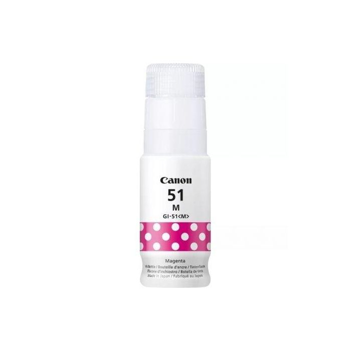 Cartucho Tinta Canon Magenta Gi - 51M 70 mL 1 Cartucho Tinta Canon Magenta Gi - 51M 70 mL 1