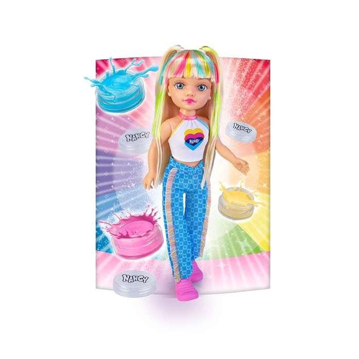 Muñeca nancy colour mix 43 cm. incluye un kit con 3 acuarelas 2 Muñeca nancy colour mix 43 cm. incluye un kit con 3 acuarelas 2