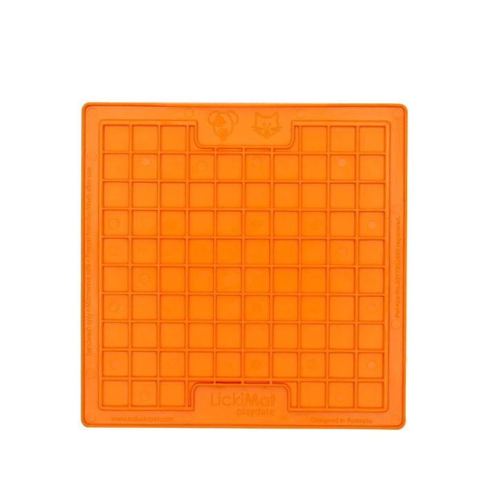 Lickimat Perro Classic Playdate Naranja 3 Lickimat Perro Classic Playdate Naranja 3
