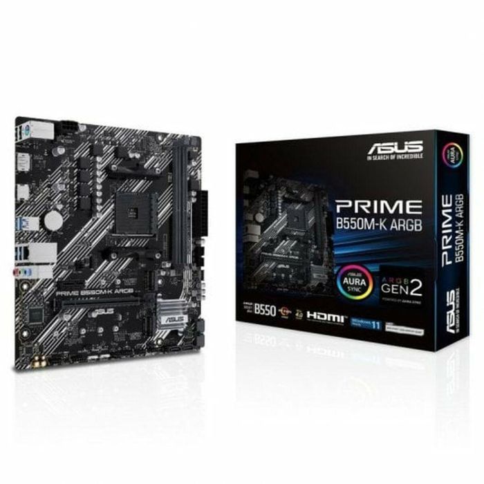 Placa Base Asus B550M-K ARGB AMD B550 AMD AM4