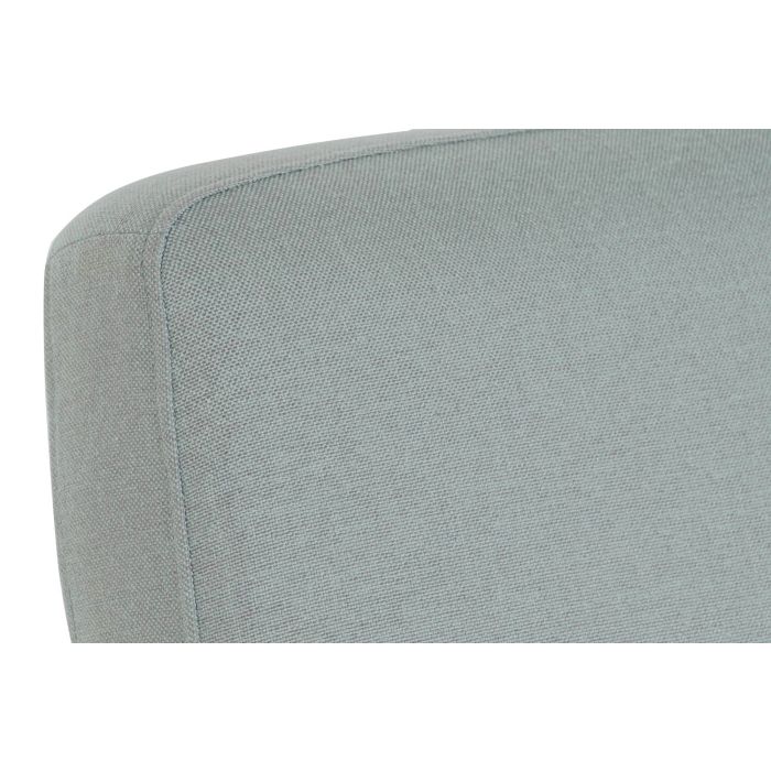 DKD Home Decor Mecedora Scandi de Madera y Poliéster para Salón o Dormitorio, Colores Azul Celeste y Natural, 81x58x90 cm 3