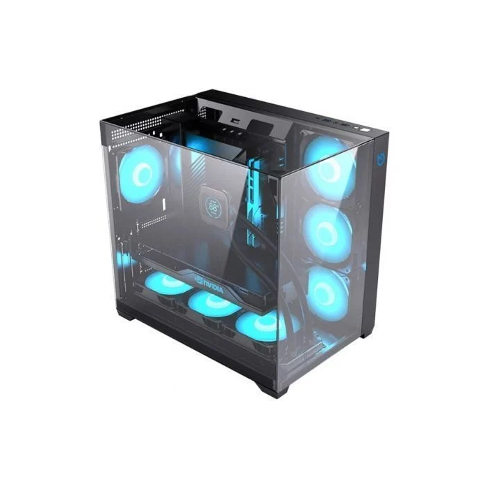 Caja Semitorre ATX Hiditec CHA010056 Negro 1 Caja Semitorre ATX Hiditec CHA010056 Negro 1