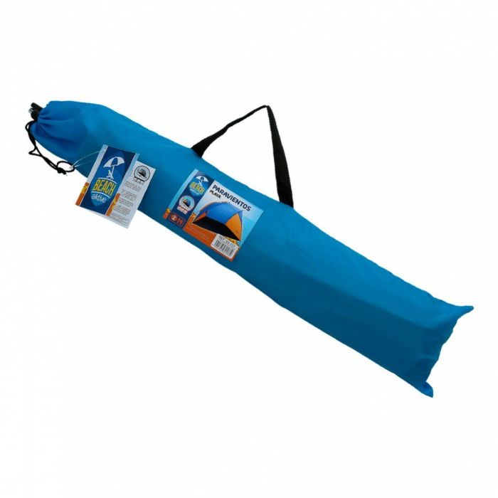 Paravientos Aktive 200 x 120 x 125 cm Azul Naranja (4 Unidades) 1 Paravientos Aktive 200 x 120 x 125 cm Azul Naranja (4 Unidades) 1
