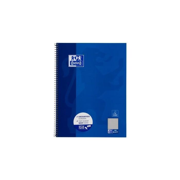 Oxford Collegeblock A4+ 220 x 295 mm 80 Bl. Kariert Rand L 8 Oxford Collegeblock A4+ 220 x 295 mm 80 Bl. Kariert Rand L 8