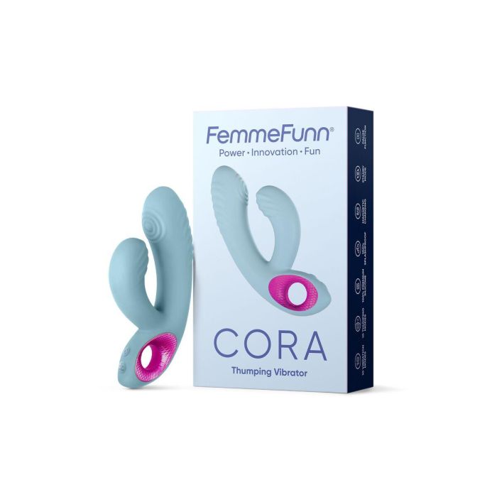 Vibrador Punto G FemmeFunn Cora Azul 6 Vibrador Punto G FemmeFunn Cora Azul 6