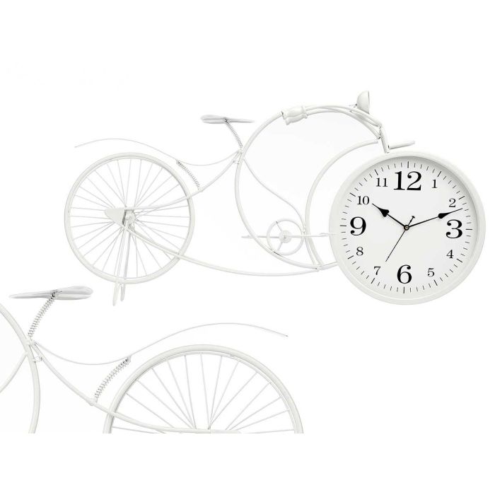 Reloj Forja Bicicleta Grande Blanco Giftdecor 95x50x12 cm 0 Reloj Forja Bicicleta Grande Blanco Giftdecor 95x50x12 cm 0
