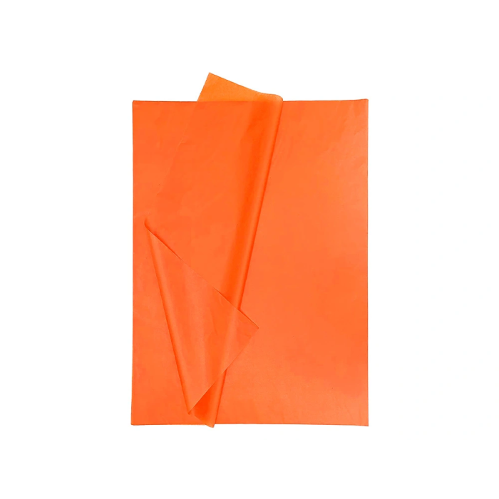 Liderpapel Papel Seda 52x76cm 18g/m2 Naranja Bolsa 5 Hojas 2