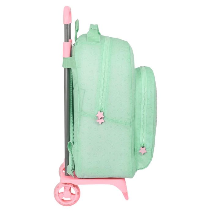 Mochila Escolar con Ruedas BlackFit8 Moon Verde 32 x 42 x 15 cm 2 Mochila Escolar con Ruedas BlackFit8 Moon Verde 32 x 42 x 15 cm 2